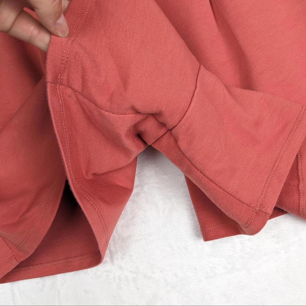 Eloquii Pull On Jersey Knit Shorts Size 14/16 1X Dusty Rose Pink 4.5" Short - Picture 5 of 9